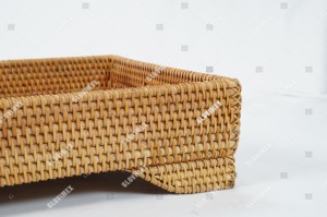 Meilleur Choix Conception Bambou Rotin Service Plateaux De Rangement Plateaux Ensemble De Table De Service Personnaliser La Taille Couleur Pour La Décoration De Restaurant - Product Image 5