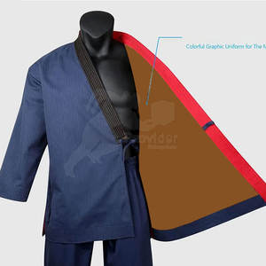 Kimono de manga larga para adultos de calidad superior De Jiu Jitsu, uniforme de Karate, ropa deportiva, uniforme de Karate de alta fabricación - Product Image 5