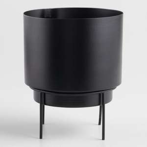 Jardinera de Metal Industrial Vintage, Acabado Plateado Antiguo, Maceta de Jardín de Acero Galvanizado, Jardinera Ovalada Decorativa de Metal para Hierbas - Product Image 5