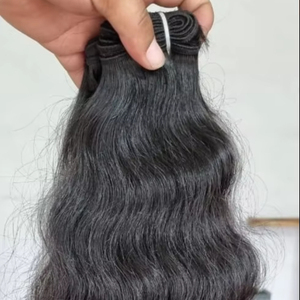 Haute Qualité Doux Non Transformés Naturel Remy Trame Extensions De Cheveux Bouclés Vierge Indien Cheveux Humains Génie Trame Dessinée Unique - Product Image 1