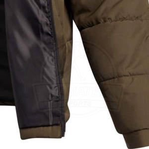 Veste à bulles High Street pour hommes avec logo personnalisé tissu polaire respirant col montant à capuche séchage rapide vente chaude saison d'hiver - Product Image 4
