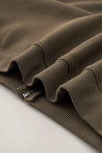 Haut court à capuche à manches longues pour femme, de haute qualité, anti-boulochage, respirant, 100 % coton, style streetwear, hiver - Product Image 6