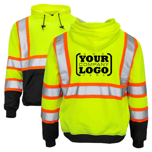 เสื้อฮู้ดผู้ชายแบบสะท้อนแสงขายดี พร้อมโลโก้/สีตามสั่ง ระบายอากาศได้ดี แขนยาว ทรงสวย มองเห็นได้ชัด ราคาพิเศษ - Product Image 2