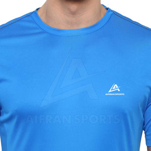 Camisetas de manga corta Material de poliéster Ropa de gimnasio Hombres Camiseta deportiva de compresión a la venta Por encargo Buena calidad - Product Image 3