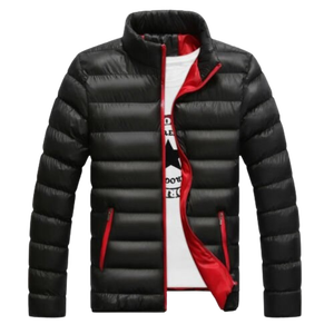 Chaqueta acolchada pesada para hombre de diseñador personalizado 2024, Abrigo acolchado Formal de gran tamaño con capucha brillante - Product Image 1