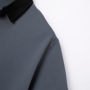 2025 camiseta Polo de alta calidad para hombre hecha en Pakistán tela de punto transpirable de manga corta de Color liso Simple - Product Image 4