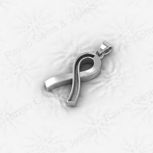 925สเตอร์ลิงเงินเต้านมสำหรับมะเร็งเต้านมการตั้งค่าว่างเปล่าจี้กึ่งติดของที่ดีสำหรับขี้เถ้าและเรซินทำงานนมแม่ - Product Image 5