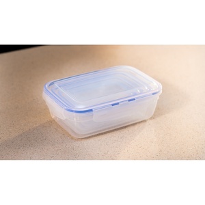 Boîte de conservation alimentaire rectangulaire hermétique de 2400 ml, sans BPA, en plastique PP, anti-fuite, transparente - Product Image 4