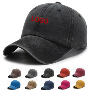 Vente chaude lavé vieilli Vintage maille crème solaire transfrontalière logo personnalisé incurvé confortable large bord impression Unique casquette de Baseball - Product Image 5