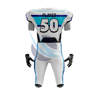 เสื้อเจอร์ซีย์อเมริกันฟุตบอลสำหรับผู้ใหญ่เสื้อกีฬาทีมกีฬาระบายอากาศมีแขนสั้น - Product Image 6