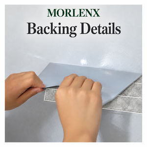 Papel Tapiz Autoadhesivo MORLENX con Efecto Piedra Gris Claro, Patrón de Azulejos Rectangulares Brillantes para Revestimiento de Cocina y Decoración de Paredes - Product Image 6