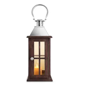 Proveedor de farol de madera, portavelas de diseñador hecho a mano de calidad superior, FAROL DE VELA elegante clásico más vendido