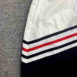 Ensemble décontracté deux pièces personnalisé : veste courte coupe-vent d'automne, imprimé patchwork, fermeture éclair, tissu tricoté, nylon, polyester, streetwear - Product Image 4