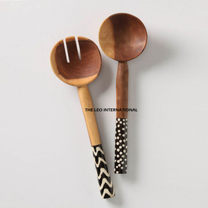 Hôtels européens Couverts Cuillères et Fourchettes à Salade avec Poignée Unique Vente en Gros Métal Miroir Vaisselle Accessoire en Acier - Product Image 4