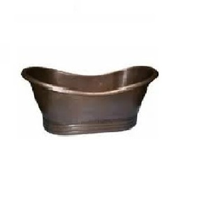 Baignoire en cuivre antique de qualité supérieure faite à la main avec des caractéristiques de massage directement du fabricant indien en métal - Product Image 5