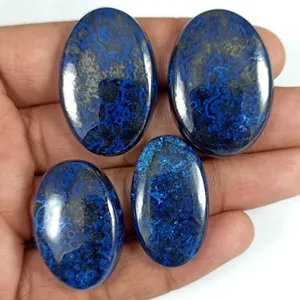 BEST SELLING Azurite Cabochon Lot Mix Shape and Size Top Quality Azurite Handmade Loose Gemstones For Jewelry Making Gemstone