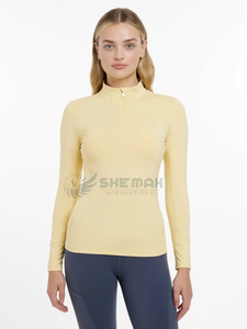 Couches de base légères extensibles pour femmes avec tissu respirant évacuant l'humidité dernier modèle et manches longues - Product Image 4