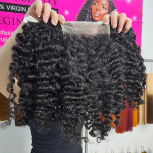 Vente en gros 100% cheveux humains vierges Remy de haute qualité 5X5 14 pouces birmans bouclés vente chaude vendeurs de cheveux crus vietnamiens - Product Image 5