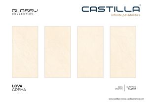 600x1200mm AZULEJOS PORCELANA ACRISTALADOS LOVE CREMA - Product Image 2