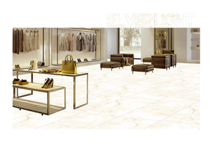 Azulejo de piso de porcelana de 600x1200mm sinterizado brillante de lujo Villa sala de estar azulejos de mármol de cerámica para piso - Product Image 4