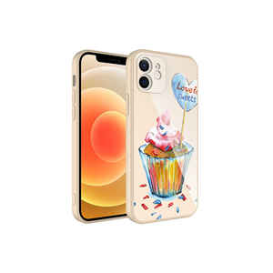 Coque de téléphone portable en silicone dur époxy à motifs A53, emballée en gros et au détail, antichoc, protection de l'appareil photo, pour iPhone 11 - Product Image 1