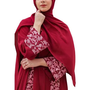 Nouvelle vente chaude, abaya pour femmes fabriquée au Pakistan, personnalisable, utilisation en extérieur, mode islamique, respirante, longueur cheville, manches longues, musulmane - Product Image 2