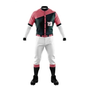 Ropa de softbol Uniforme de béisbol Hecho en Pakistán Venta caliente Uniforme de softbol Ropa de hombre de secado rápido Uniforme de Softbol - Product Image 2