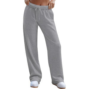 Pantalon baggy décontracté pour femme Mode taille haute coupe ample Streetwear pantalon à jambes larges Outfit - Product Image 3