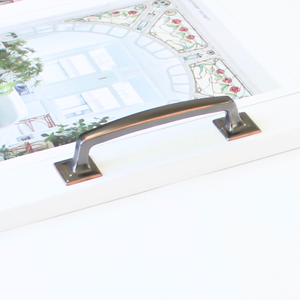 Poignée d'armoire en bronze vintage en alliage de zinc et poignée de tiroir avec base carrée pour portes de meubles de cuisine salle de bain chambre - Product Image 6