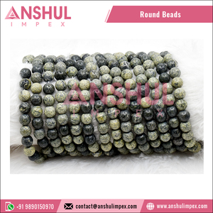 ลูกปัดเซราฟินไนต์แท้คุณภาพสูง AAA ขนาด 8 มม. จาก Anshul Impex สำหรับทำสร้อยข้อมือ - Product Image 6