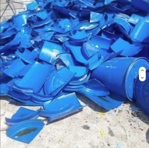 Flocons de PEHD bleus lavés à chaud, qualité industrielle, matière première plastique recyclée - Product Image 5