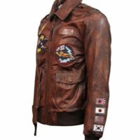 Veste de vol en cuir de haute qualité pour hommes avec style aviateur classique et doublure en fourrure amovible-idéale pour l'hiver et l'extérieur