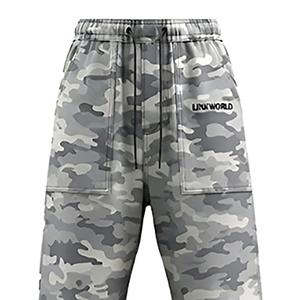 2025กางเกงเอวสูงทรงตรงสำหรับผู้ชาย, กางเกงแฟชั่นแนวสตรีทฮิปฮอปจากแรงบันดาลใจในการถักทอซักขนาดกลางโลโก้ตามสั่งฤดูร้อน - Product Image 4