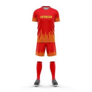 Conjuntos de camisetas de fútbol sublimación personalizados para hombres, ropa deportiva de fútbol para la práctica del equipo de fútbol - Product Image 6