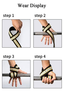 Sangle de musculation en coton réglable, design personnalisable, haute qualité, respirante pour la musculation, les soulevés de terre, l'entraînement de force - Product Image 4