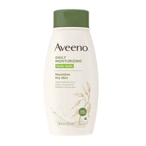 Aveeno ครีมอาบน้ำให้ความชุ่มชื้นทุกวันสำหรับผิวแห้งที่มีส่วนผสมของน้ำมันหอมระเหย
