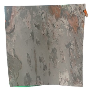 Bloc de placage de revêtement de mur en pierre d'ardoise naturelle de luxe de 2mm d'épaisseur pour des décorations - Product Image 1