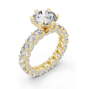 Bague en diamant de laboratoire 4,982 CT pour femmes, clarté VVS-VS EF, or 18 carats, 14 carats, 10 carats et argent 925, or rose, or jaune, or blanc - Product Image 4