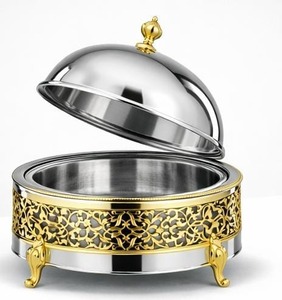 Casserole de Luxe en Acier Inoxydable Fait Main en Inde, Design Classique, Isotherme, Écologique et Personnalisable, pour Garder les Aliments au Chaud - Product Image 3