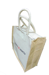 Asas fuertes, bolsa de comestibles de Yute natural reutilizable ecológica, uso diario y bolsa de compras de supermercado - Product Image 4