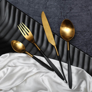 Elegant High Quality Stainless Steel Cutlery Set with Fancy Fruit Pattern Spoon & Plate New Design for Weddings - Product Image 3