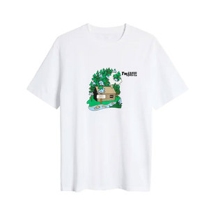 เสื้อยืดผู้ชายผ้าคอตตอนทวิลคุณภาพสูง ปี 2026 ระบายอากาศได้ดี แห้งเร็ว แขนสั้น ผ้า 300 กรัม สีพื้นเรียบง่าย - Product Image 2