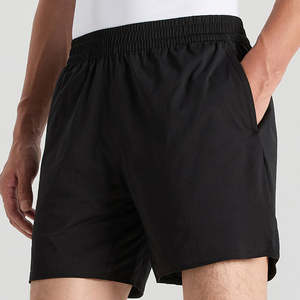 100% Polyester Breathable <b>Shorts</b> Fitness Sport Running <b>Shorts</b> Solid Color Gym Wear <b>Men</b> <b>Shorts</b> - Product Image 3