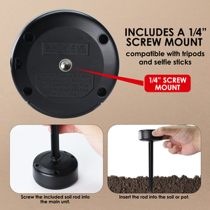 IP65 không thấm nước Wall Mount kỹ thuật số 400-700nm phạm vi dli ppfd lượng tử mệnh <span class=keywords><strong>Meter</strong></span> <span class=keywords><strong>datalogger</strong></span> cho hydroponics nhà kính - Product Image 5