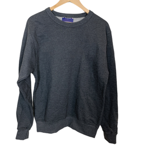 Pull tricoté en polaire gris foncé pour homme, pull ras du cou, 2023 - Product Image 3