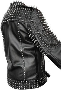 Best Quality 100% Genuine Leather Men Stylish <b>Jacket</b> Spikes Leather <b>Jacket</b> Studded Biker Leather <b>Jacket</b> for Men 2026 - Product Image 4