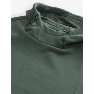 Sweat à capuche zippé en polaire pour homme, design personnalisé, automne, avec poche, respirant, logo écologique, pull-over - Product Image 4