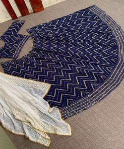 Nouvel arrivage de styliste lehenga pour femmes et filles, vêtements de fête lehenga choli avec blouse en gros - Product Image 4