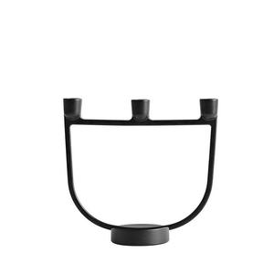 Centros de mesa Portavelas de varilla de hierro Lit Iron Art Ware Moon Tea Light Portavelas para decoración del hogar con capa de polvo dorado - Product Image 1