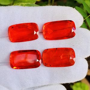 Ruby Cut Natural Ruby Doublet <b>Cushion</b> Shape Cut Stone Loose Gemstone Calibrated Size for Making Jewelry Unique Gemstone - Product Image 5